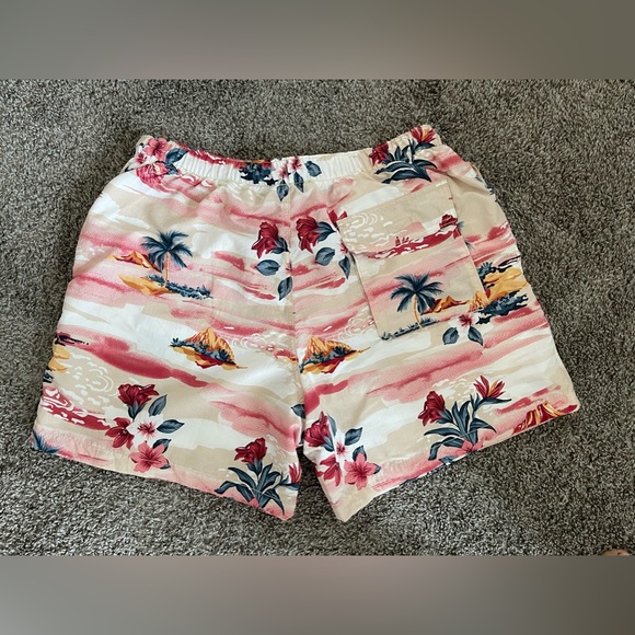 LCKR WVN Swim Suit Men’s Pink Shorts Mesh Lined Drawstring - Picture 2 of 5